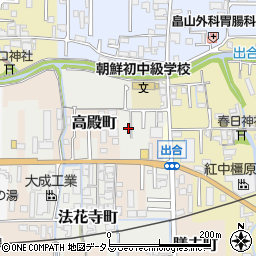 奈良県橿原市法花寺町80-3周辺の地図