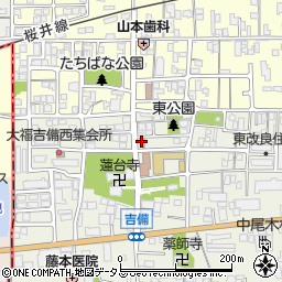 奈良県桜井市吉備668周辺の地図