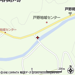 広島県東広島市河内町戸野746周辺の地図