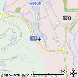 兵庫県淡路市黒谷1534-1周辺の地図