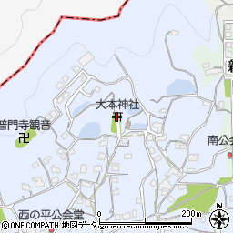 大本神社周辺の地図