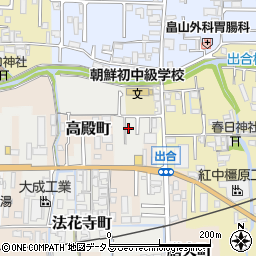 奈良県橿原市法花寺町580-6周辺の地図