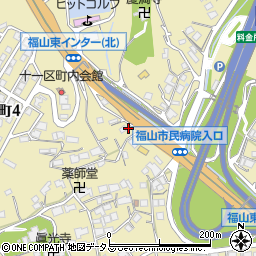 本家かまどや　福山東インター店周辺の地図