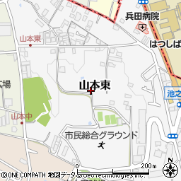 大阪府大阪狭山市山本東496周辺の地図