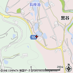 兵庫県淡路市黒谷1534-4周辺の地図