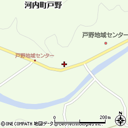 広島県東広島市河内町戸野880周辺の地図