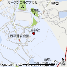 日吉神社周辺の地図