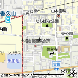 奈良県桜井市吉備688周辺の地図