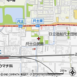 奈良県葛城市尺土201-3周辺の地図