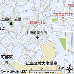 広島県広島市安佐北区可部東周辺の地図
