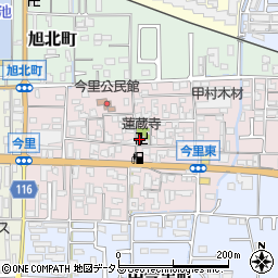 蓮蔵寺周辺の地図