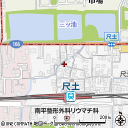 奈良県葛城市尺土321周辺の地図