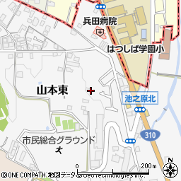 大阪府大阪狭山市山本東622周辺の地図