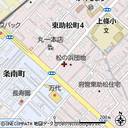 セブンイレブン泉大津東助松町店周辺の地図