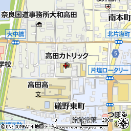高田カトリック周辺の地図