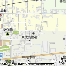 奈良県桜井市吉備周辺の地図