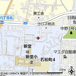 ヴィラナリー富田林４号棟周辺の地図