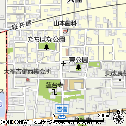 奈良県桜井市吉備680周辺の地図