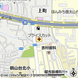 プライスカット和泉鶴山台店周辺の地図