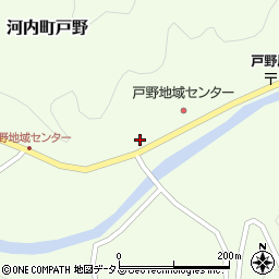 広島県東広島市河内町戸野754周辺の地図