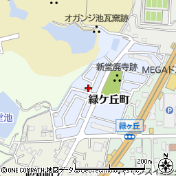 大阪府富田林市緑ケ丘町4-10周辺の地図