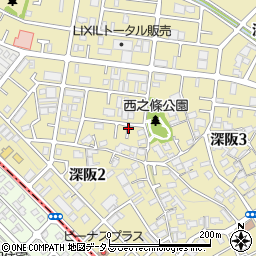 深阪てんとうむし公園周辺の地図