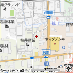 奈良県桜井市吉備582周辺の地図