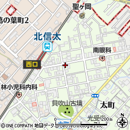 個別指導キャンパス　北信太校周辺の地図