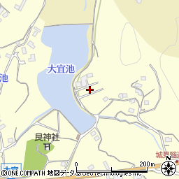 岡山県笠岡市大宜27-5周辺の地図