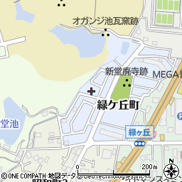 大阪府富田林市緑ケ丘町4-12周辺の地図