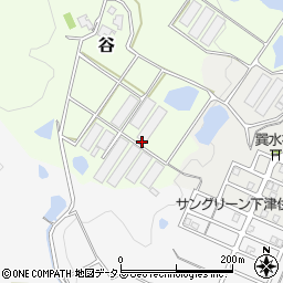 兵庫県淡路市谷154周辺の地図