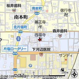 西福寺周辺の地図