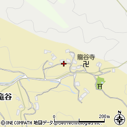 奈良県桜井市竜谷周辺の地図