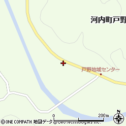広島県東広島市河内町戸野967周辺の地図