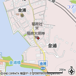 笠岡信用組合金浦支店周辺の地図