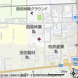 西垣林業株式会社　市売部周辺の地図