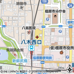 ヤマトー八木店周辺の地図
