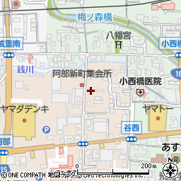 奈良県桜井市阿部488-1周辺の地図