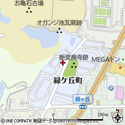 大阪府富田林市緑ケ丘町4-33周辺の地図