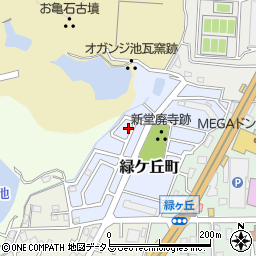 大阪府富田林市緑ケ丘町4-36周辺の地図