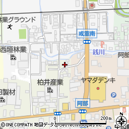 奈良県桜井市吉備583周辺の地図