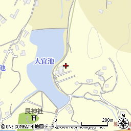 岡山県笠岡市大宜27-2周辺の地図