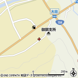 広島県尾道市御調町大田119周辺の地図
