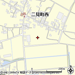 三重県伊勢市二見町西周辺の地図