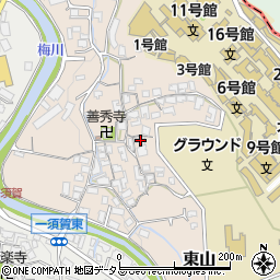 大阪府南河内郡河南町東山808周辺の地図