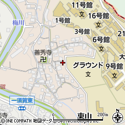 大阪府南河内郡河南町東山809-1周辺の地図