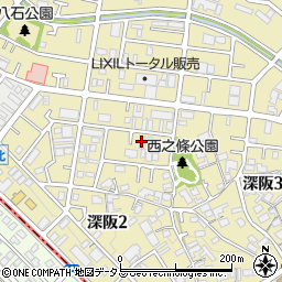 エトワール深阪周辺の地図