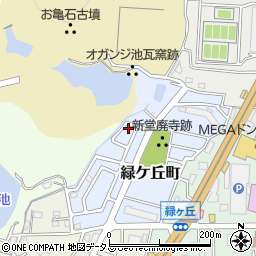大阪府富田林市緑ケ丘町4-43周辺の地図