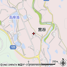 兵庫県淡路市黒谷1198周辺の地図