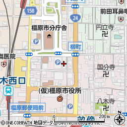 大和信用金庫八木支店周辺の地図